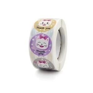 500pcs Thank You Sticker for business Sticker 1”